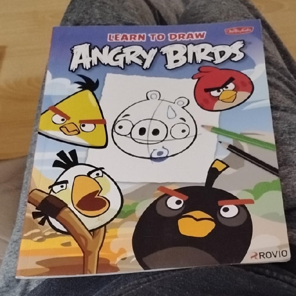 Angry Birds Learn to Draw Book - Multicolor